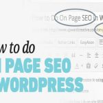 how to do on page seo in wordpress