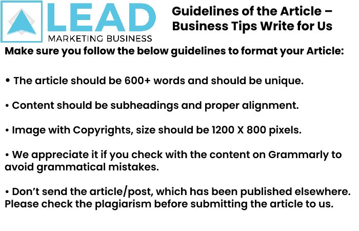 guidelines for the article leadmarketingbusiness 
