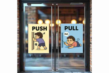 door advertising